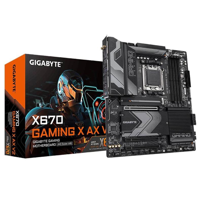 Imagem do produto Placa Mãe Gigabyte para AMD AM5 X670 Gaming X AX V2 4XDDR5 ATX em Magazine Luiza
